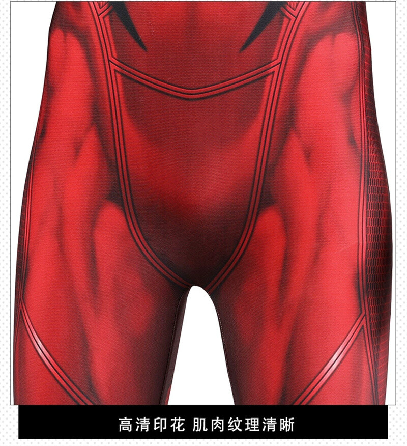 Scarlet Spider Costume Spider-Man Cosplay Outfits Jumpsuit Halloween Adult