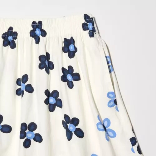 [XS-XXL] UNIQLO x Marimekko Linen-blend Skirt 4Color WOMEN Japan New