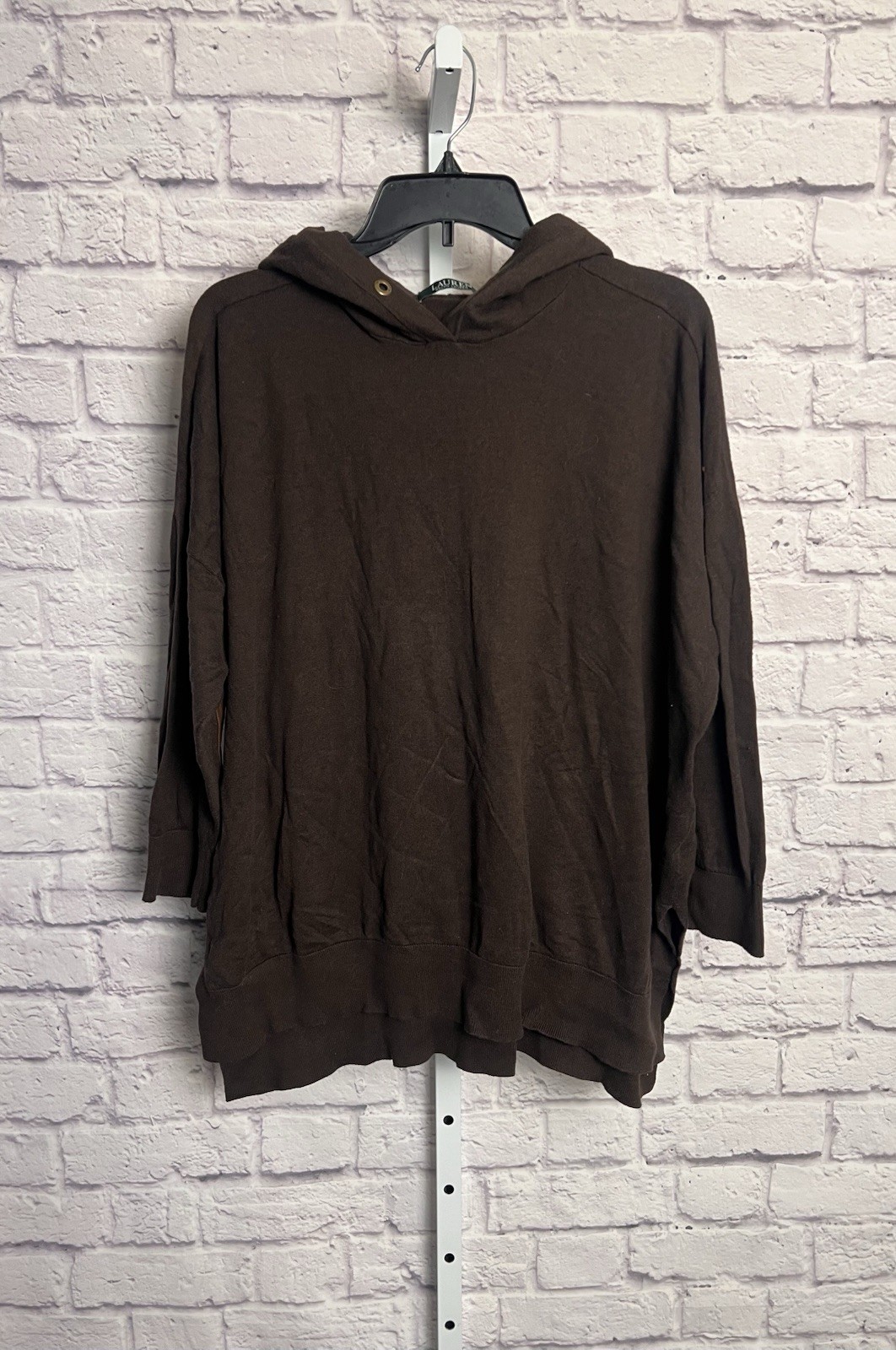 Lauren Ralph Lauren Hooded Sweatshirt with Elbow Patches size 1X