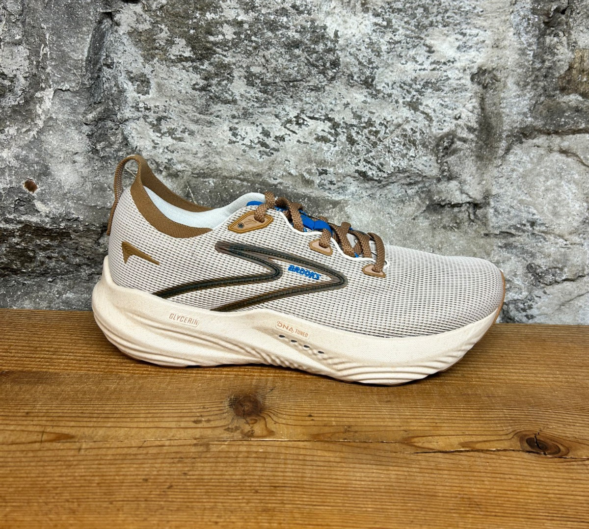 BROOKS GLYCERIN 22 110445 1D 243 Mens Tint/Tobacco/Indigo NEW IN BOX