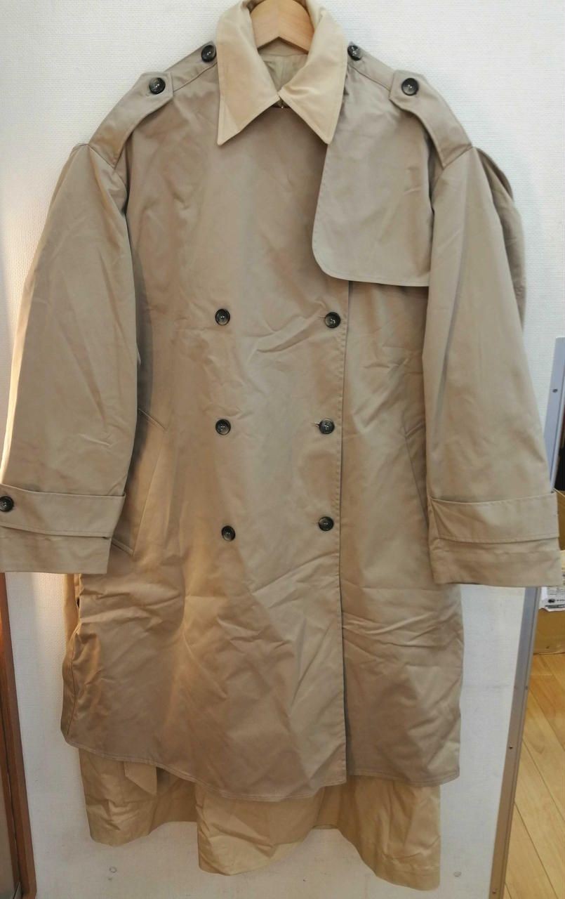 H&m X Rockh Double Layered Coat BEG Used