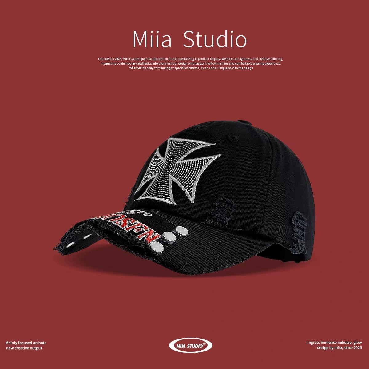 Adjustable Embroidered Baseball Cap Curved Brim Streetwear Casual Sport Hat