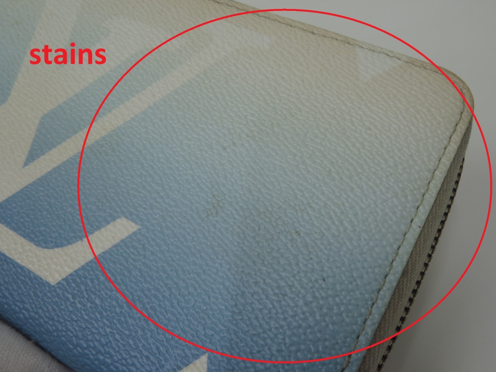 Authentic LOUIS VUITTON Monogram Giant Zip Around Zippy Wallet S#47269