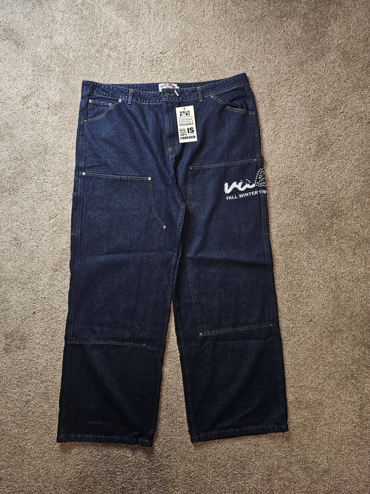 Vale Forever Daily Work Pants “Raw Blue” Size 40 Brand New Item