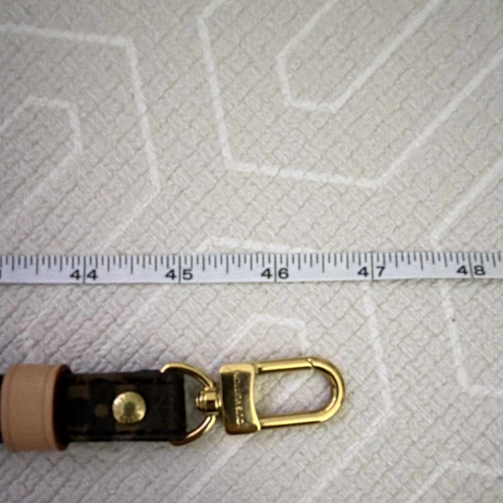 Authentic Louis Vuitton Adjustable Monogram Shoulder Strap J75010