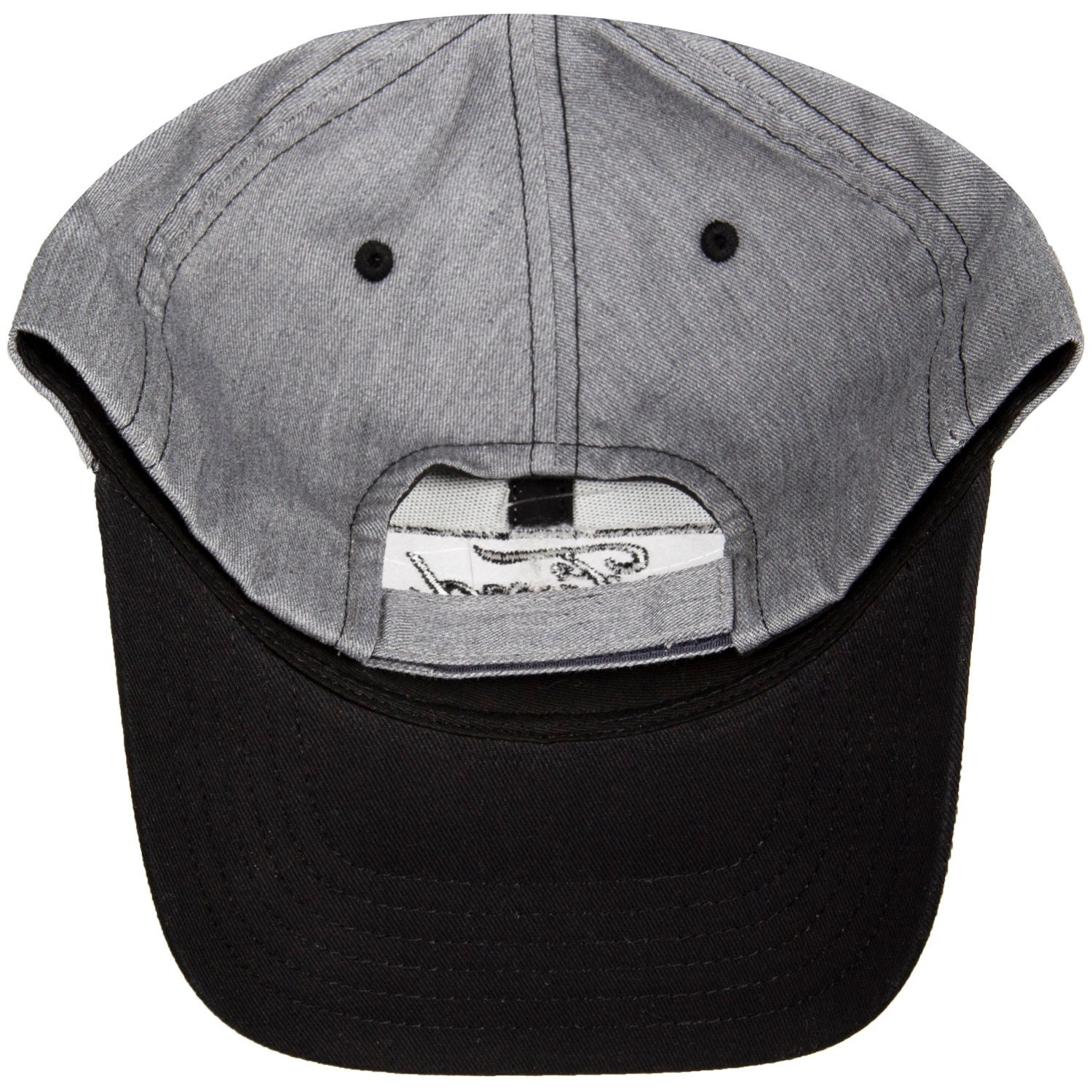 Ford Oval Heather Fabric Raised Logo Hat Hook and Loop with Black Stitching
