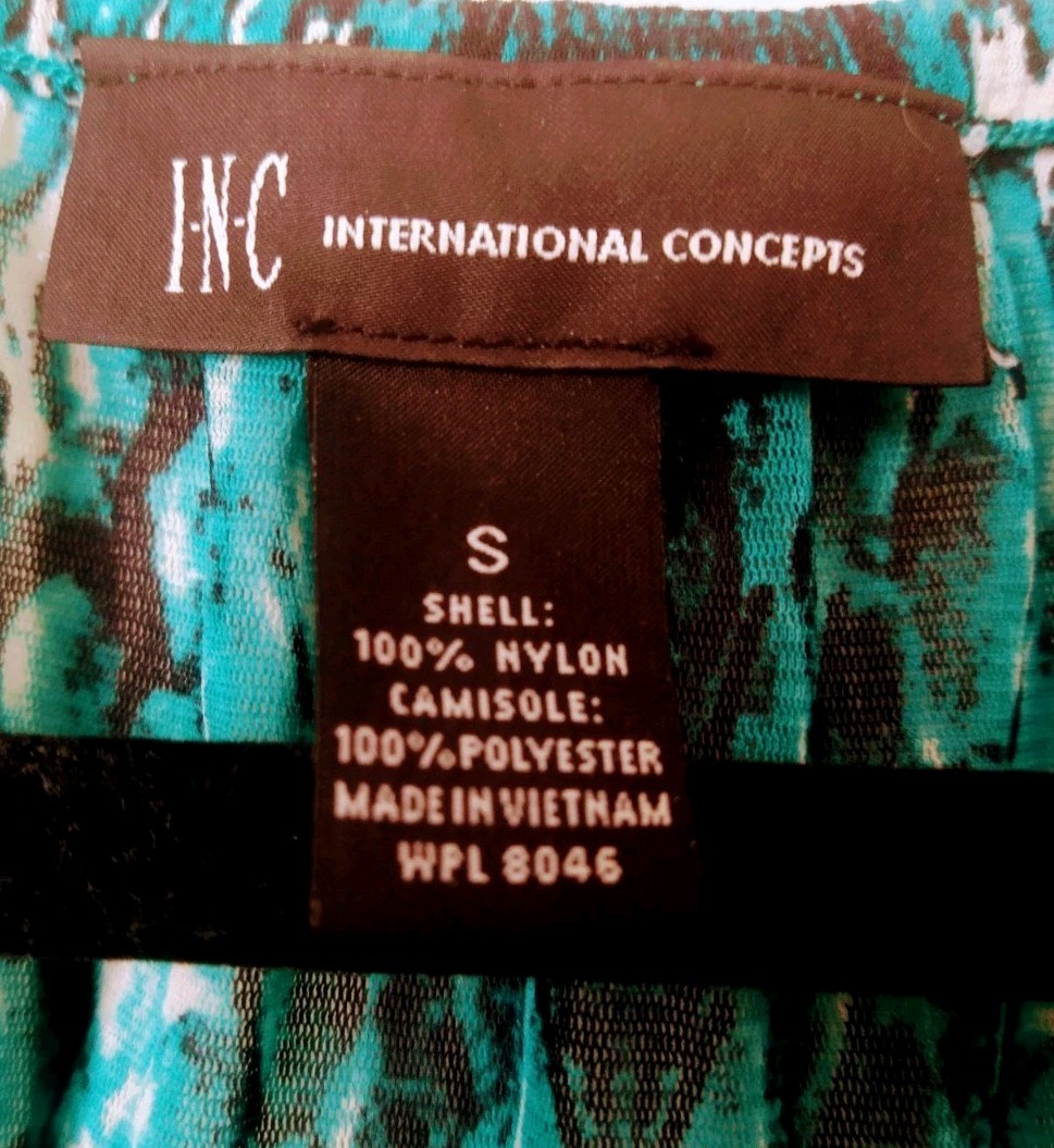 Bundle(3)Alfani Floral & Geometric Blouses & INC 2 Piece Turquoise Print Blouses