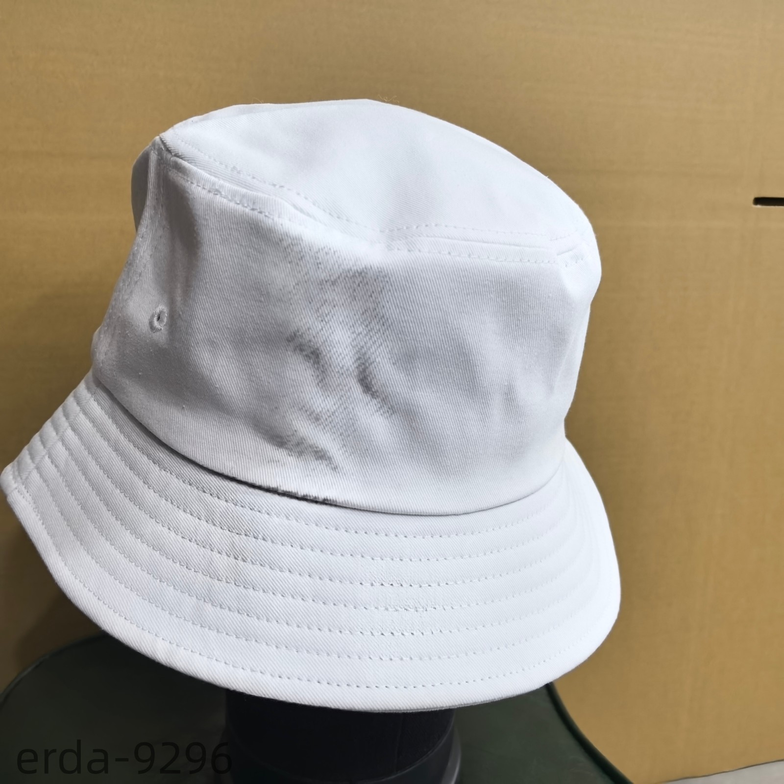 LACOSTE patterned outdoor casual fisherman’s hat white unisex