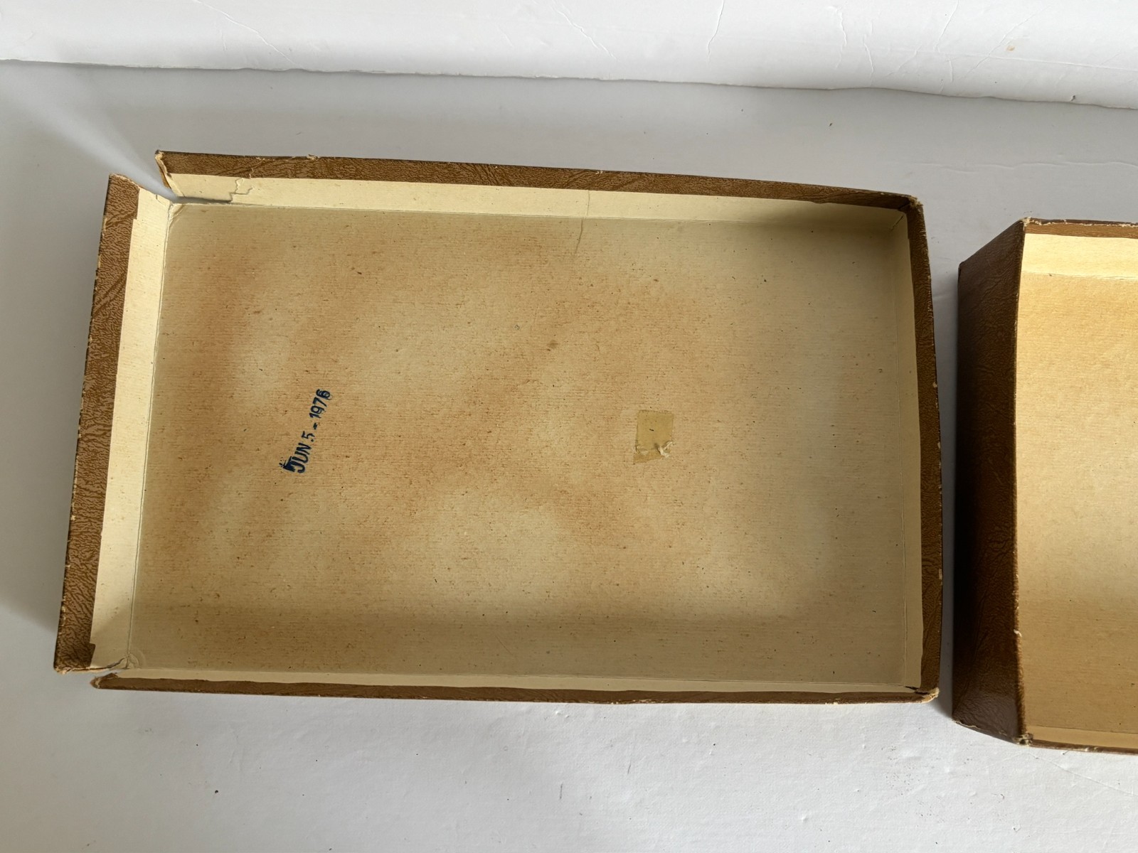 Vintage Gucci Black Suede Leather Clutch Enamel GG Logo Original Box