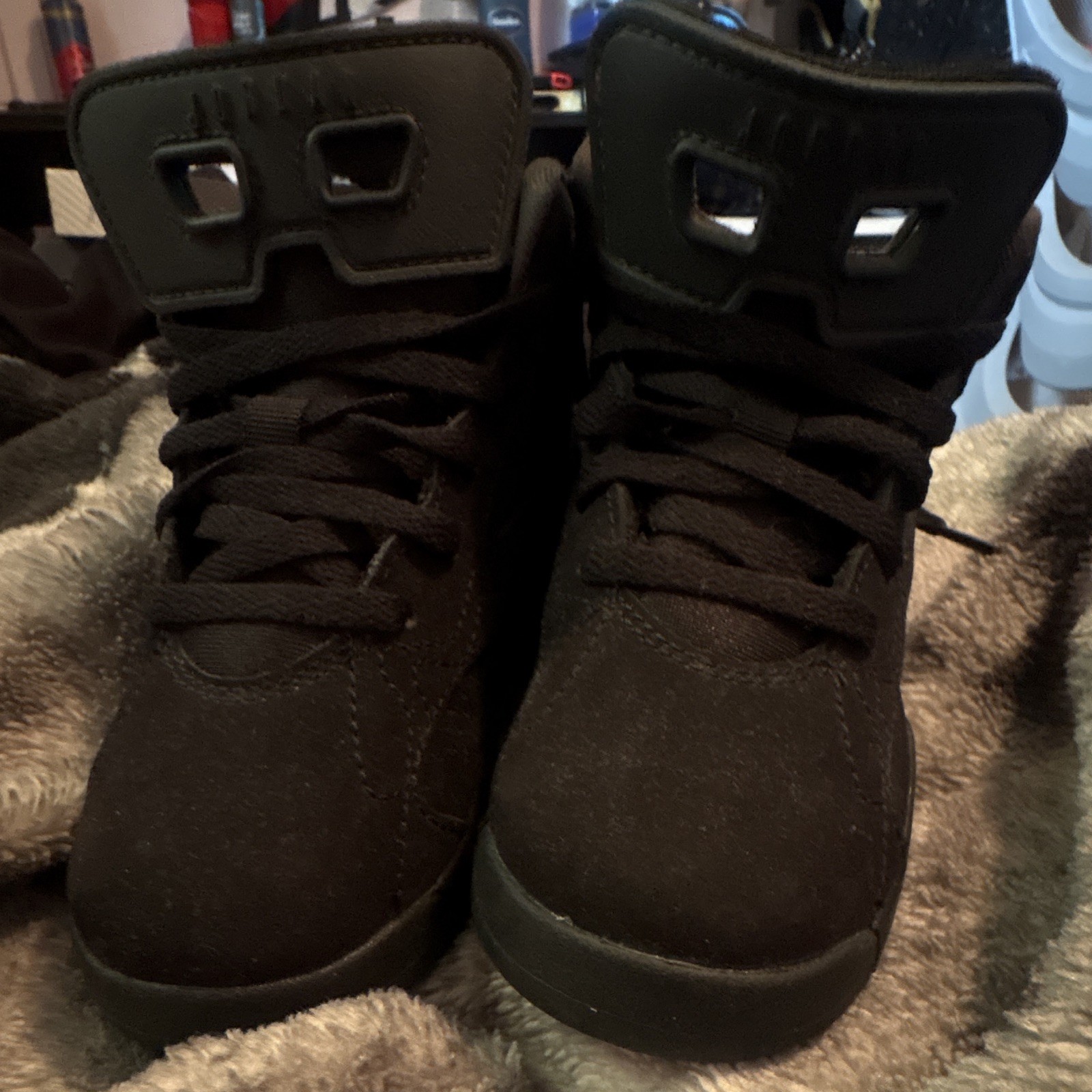 Jordan MVP Black Anthracite kids High Top Basketball Lace-Up Sneakers