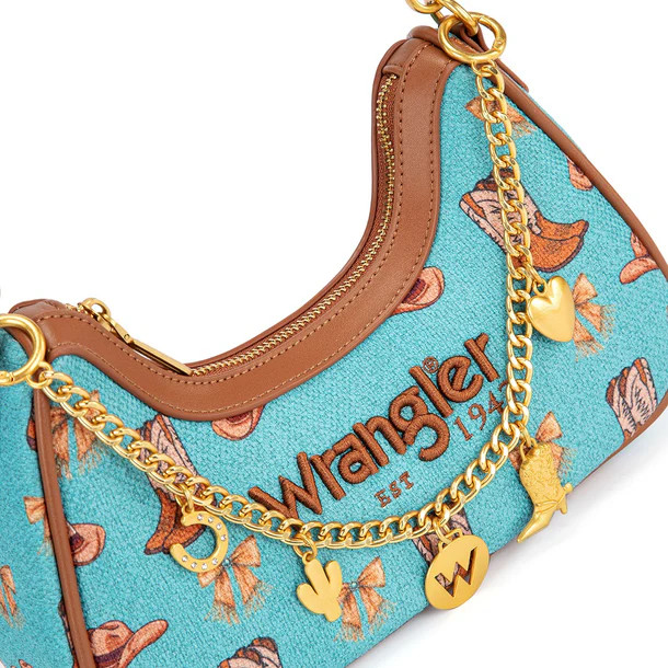 Wrangler Western Print Cowgirl Shoulder Bag
