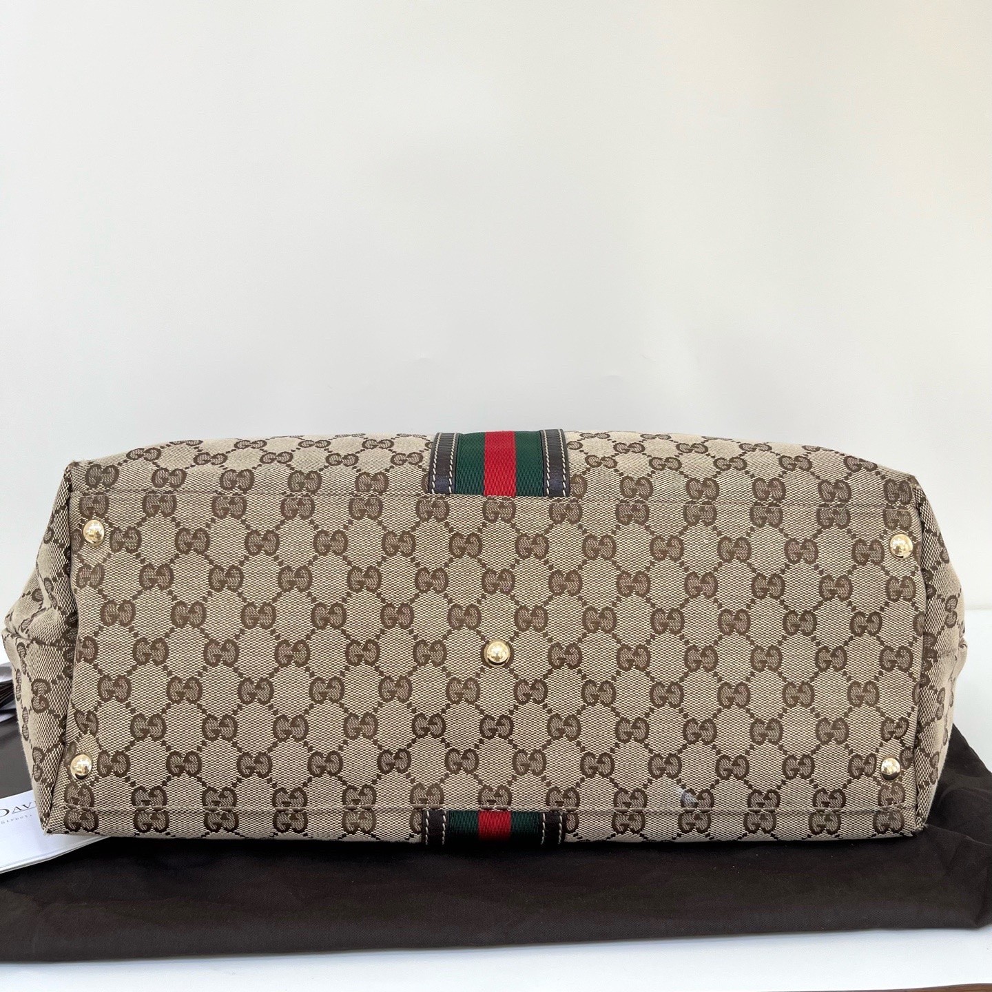 Gucci Pre-Owned Authentic Tote Monogram 38*33*14cm Canvas