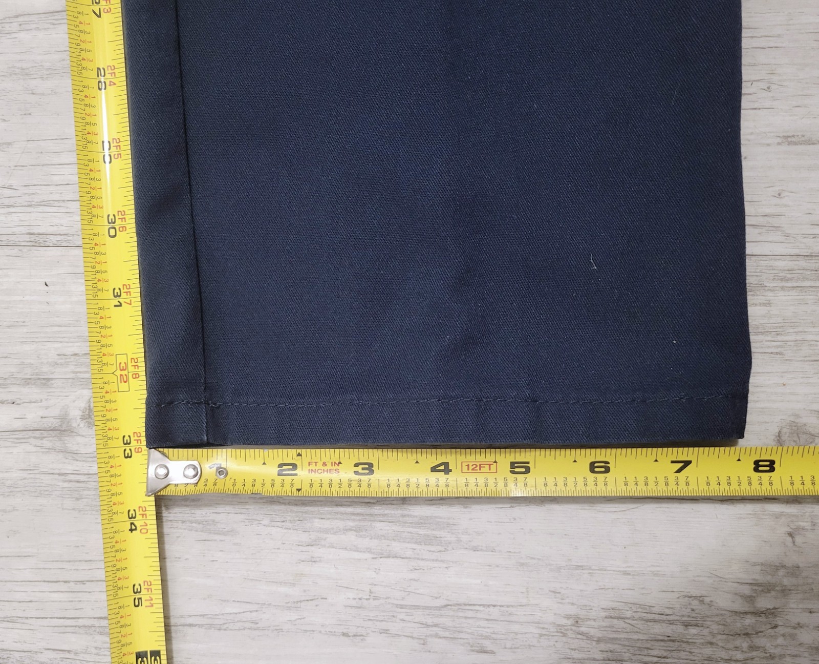 Dickies Industrial Cargo Pant Relaxed Fit Straight Leg Navy Uniform Mens 42×34
