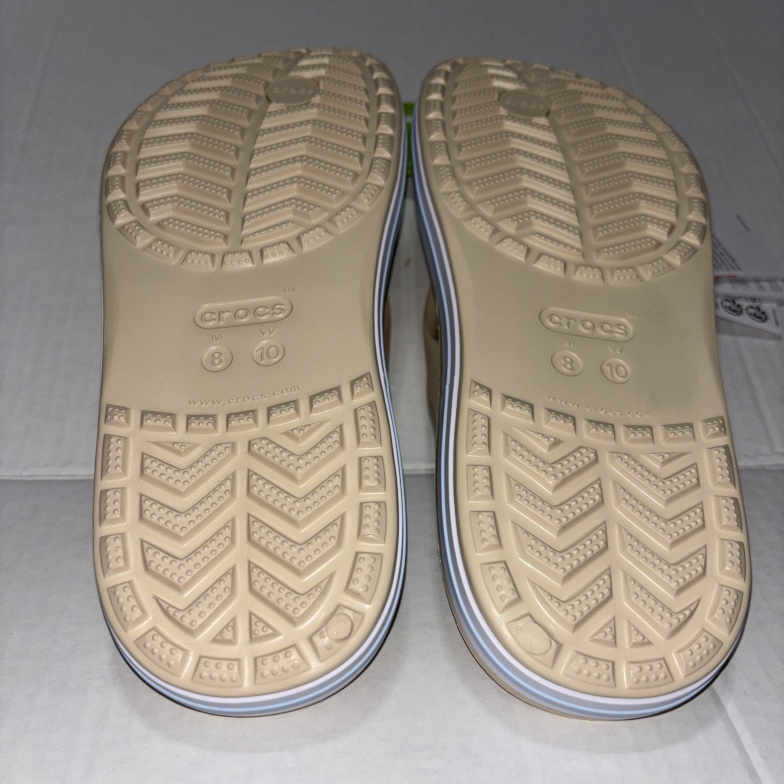 CROCS Bayaband Flip Flops Sandals M8 W10 NWT