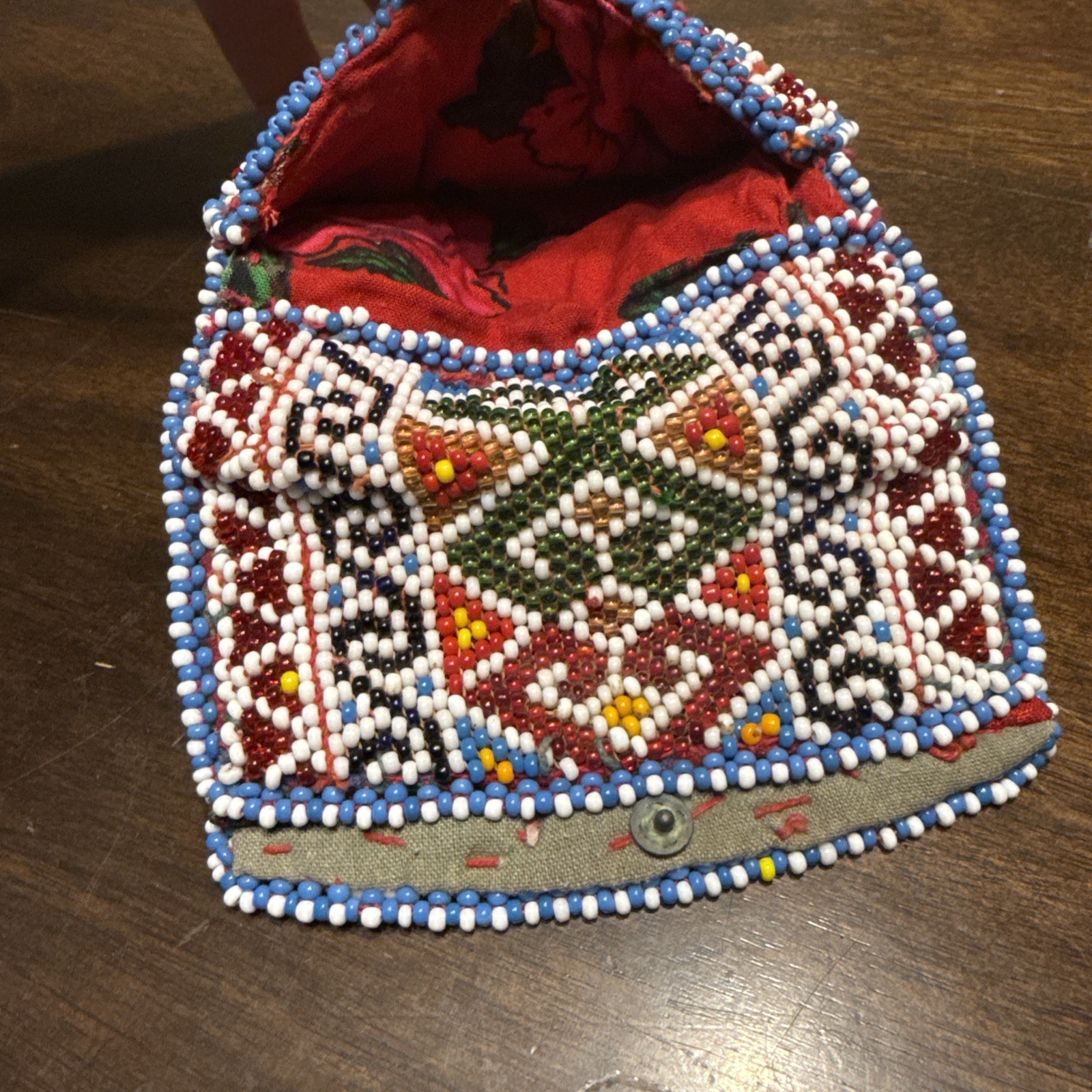 Vintage Beaded Coin Purse Comanche Indian Native
