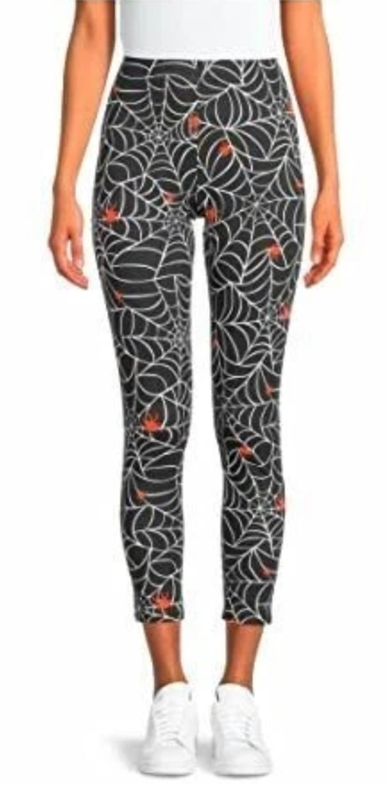 NOBO Halloween Leggings Spider Web ~Sugar Skull Juniors Size S~M~L~XL~XXL~XXXL