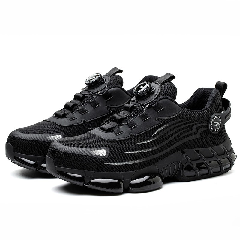 Work Safety Shoes Men Anti-smash Anti-stab Work Shoes Sneakers Steel Toe Shoes