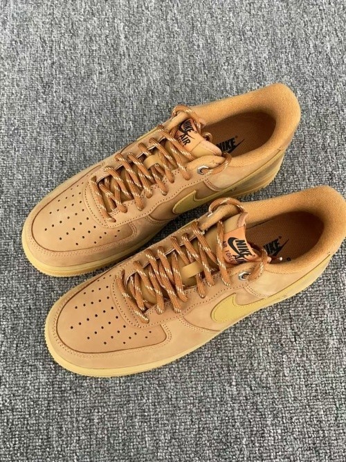 US Nike Air Force “Triple Brown” Low Top Sneakers For Men