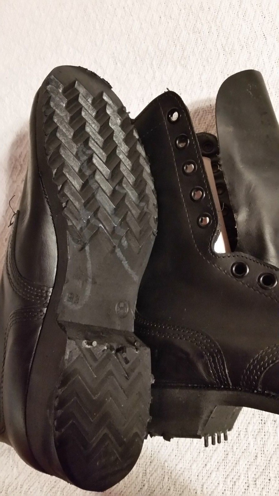 NEW US MILITARY RO-SEARCH BLACK POLISHED LEATHER COMBAT BOOTS ALL SIZES