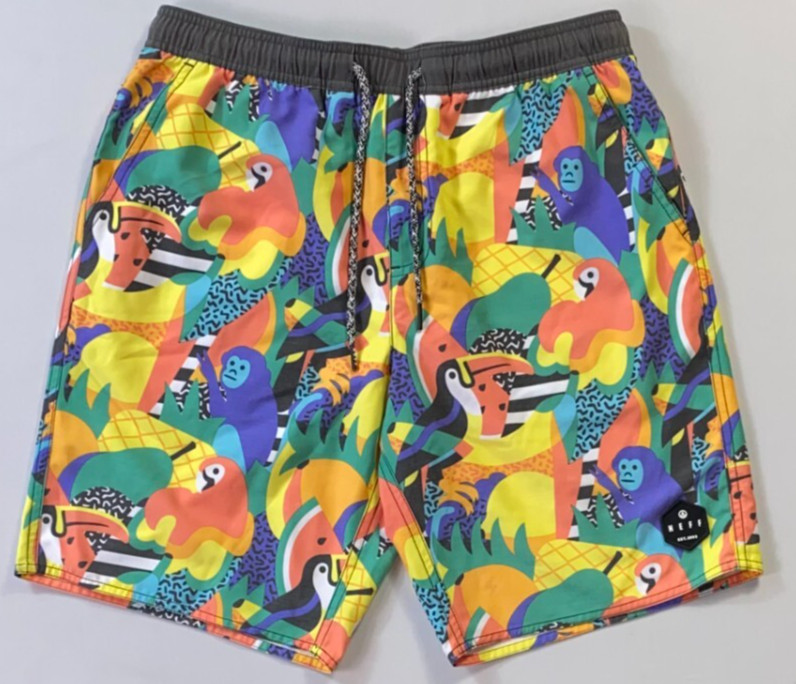 Men’s Neff Board Shorts Swimsuit No Underwear Lining NEW WITHOUT TAGS