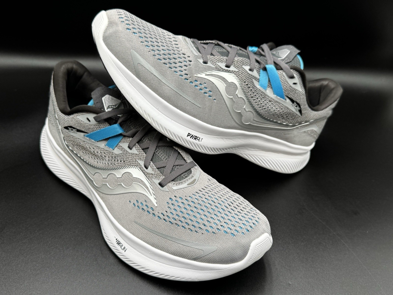 Size 12.5 – Saucony Ride 15 Alloy Topaz Running Shoes