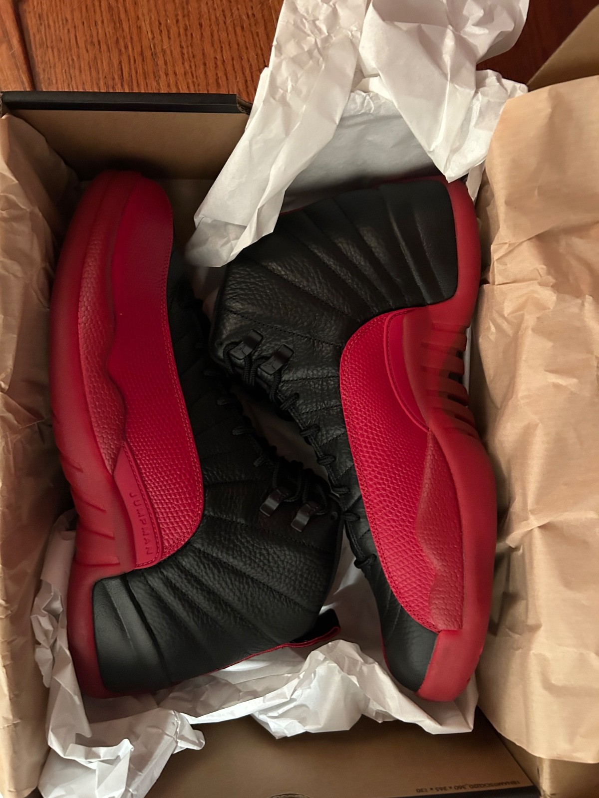 Air Jordan 12 Retro Black Varsity Red Noir Varsity Rouge