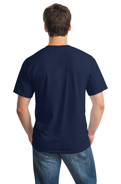 Navy T-Shirt Gildan G500 Men’s Large Short Sleeve Cotton Tee