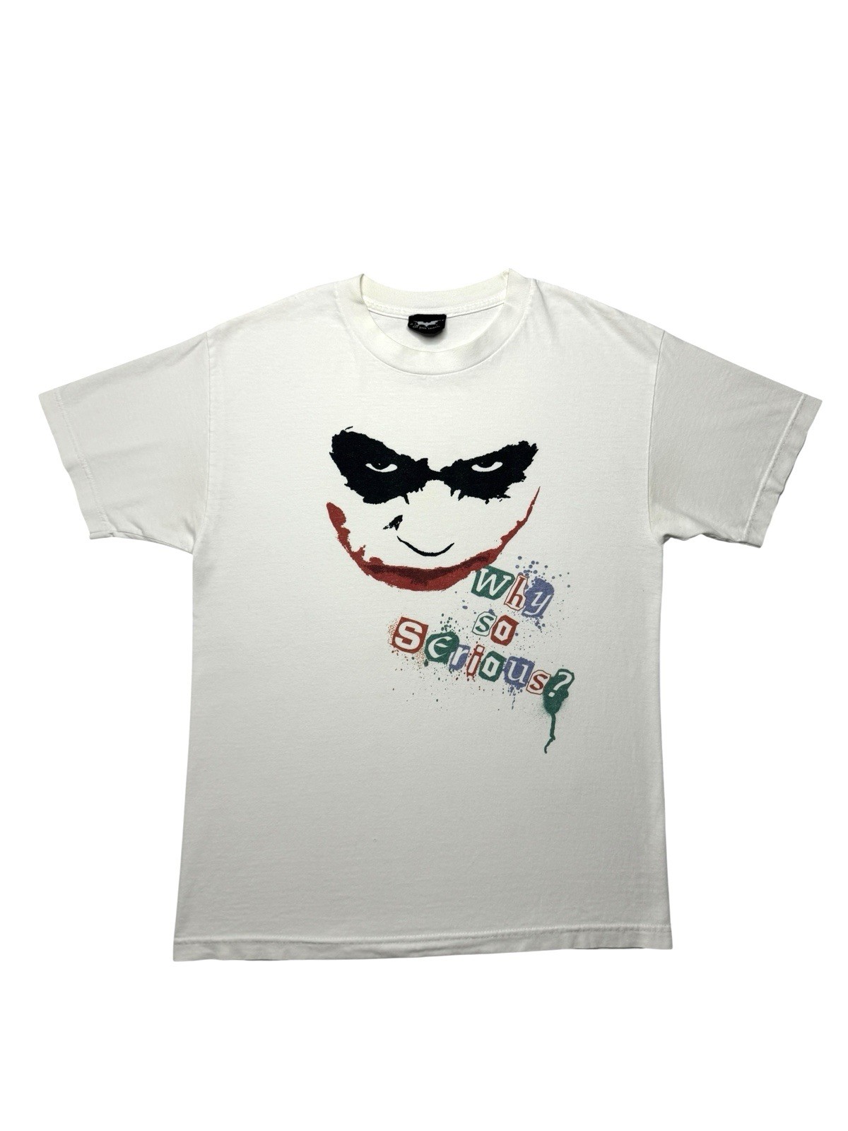 2008 The Dark Knight Heath Ledger Joker Movie Tee Shirt