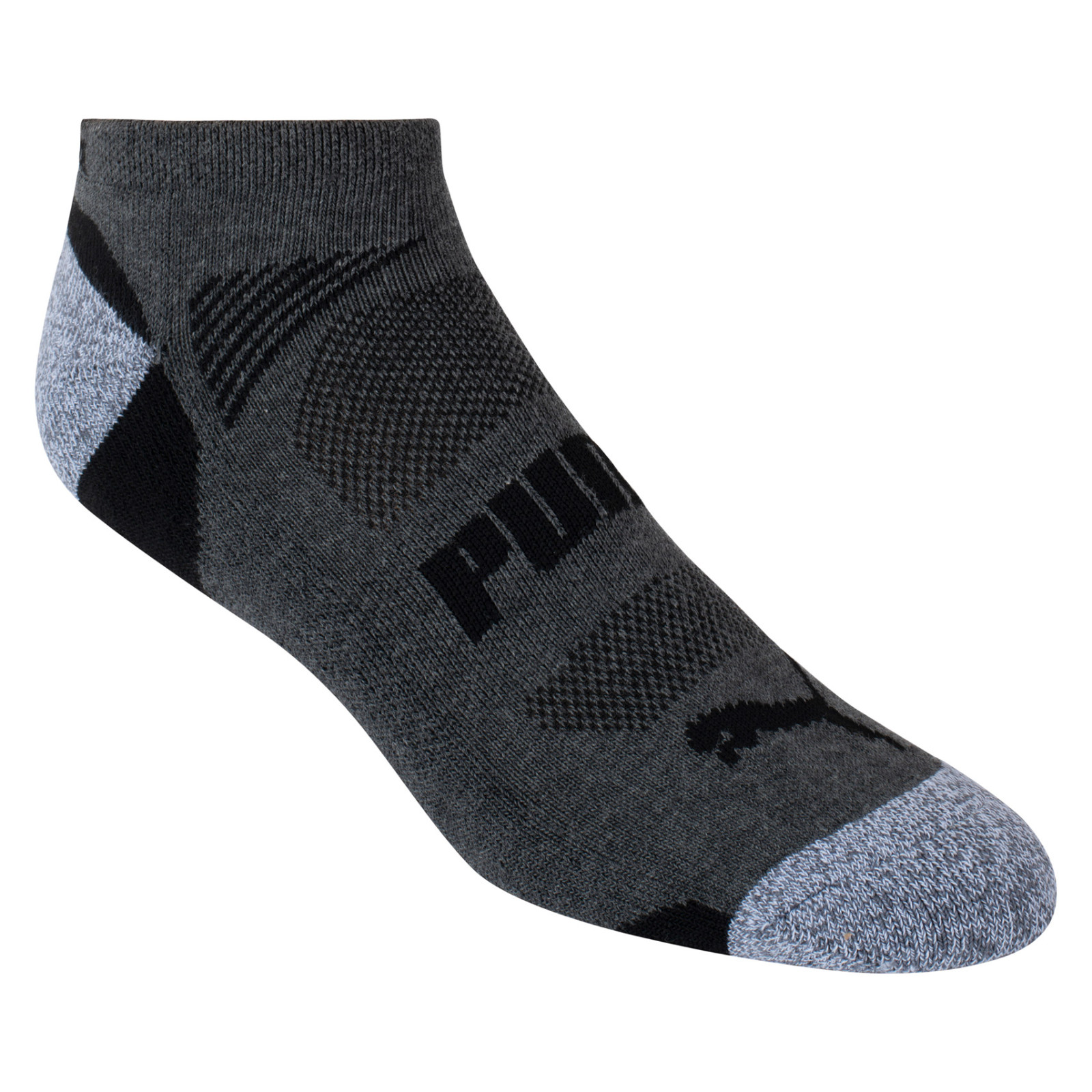 PUMA Men’s No Show Sock, 10-pair Black Extended Size