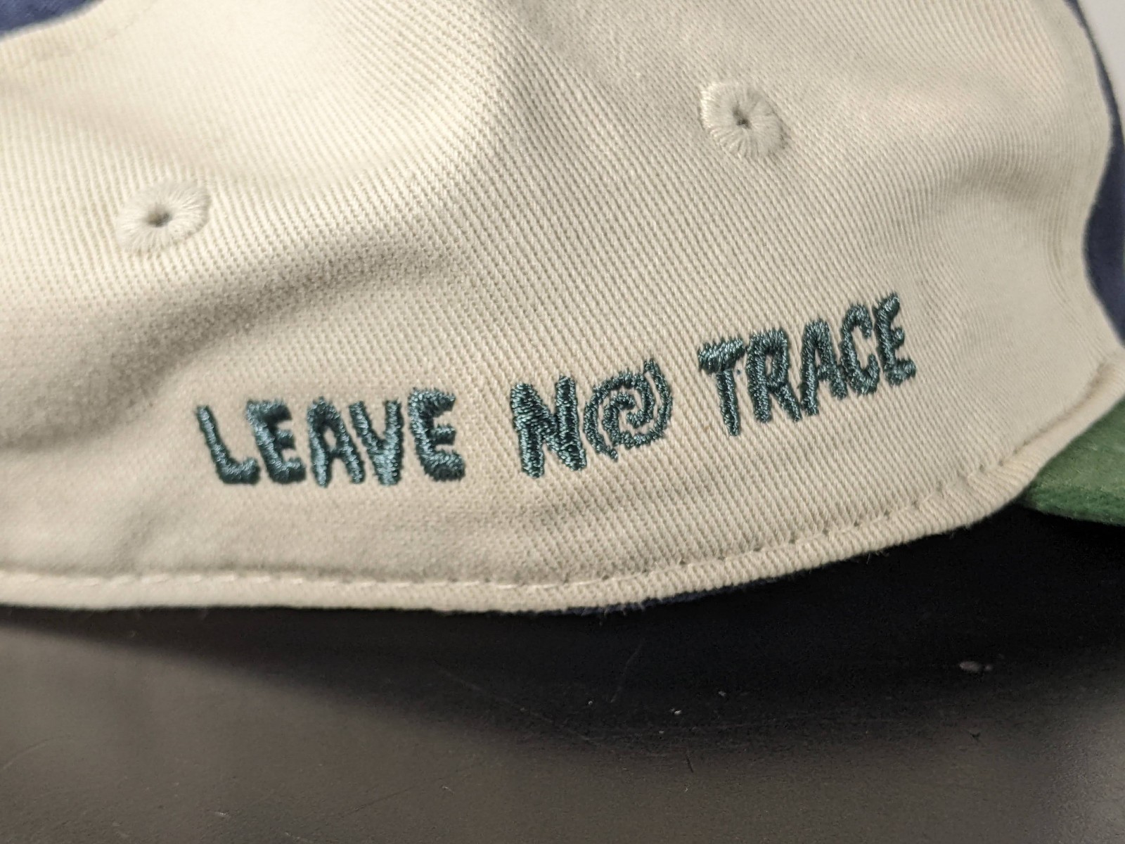 Mountain Hardwear Leave No Trace Swirl Logo Color Block 5-Panel Strapback Hat