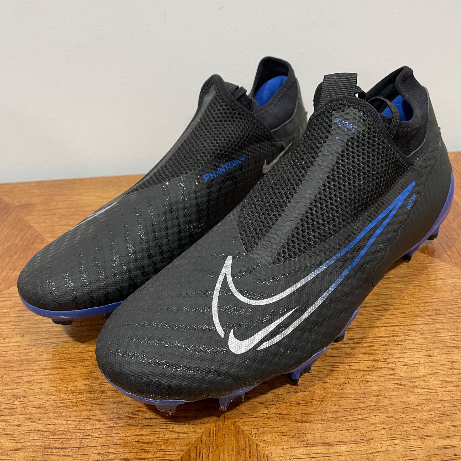 Nike DD9472-040 Phantom GX Academy DF FG MG Soccer Cleats Mens 11 Black Royal