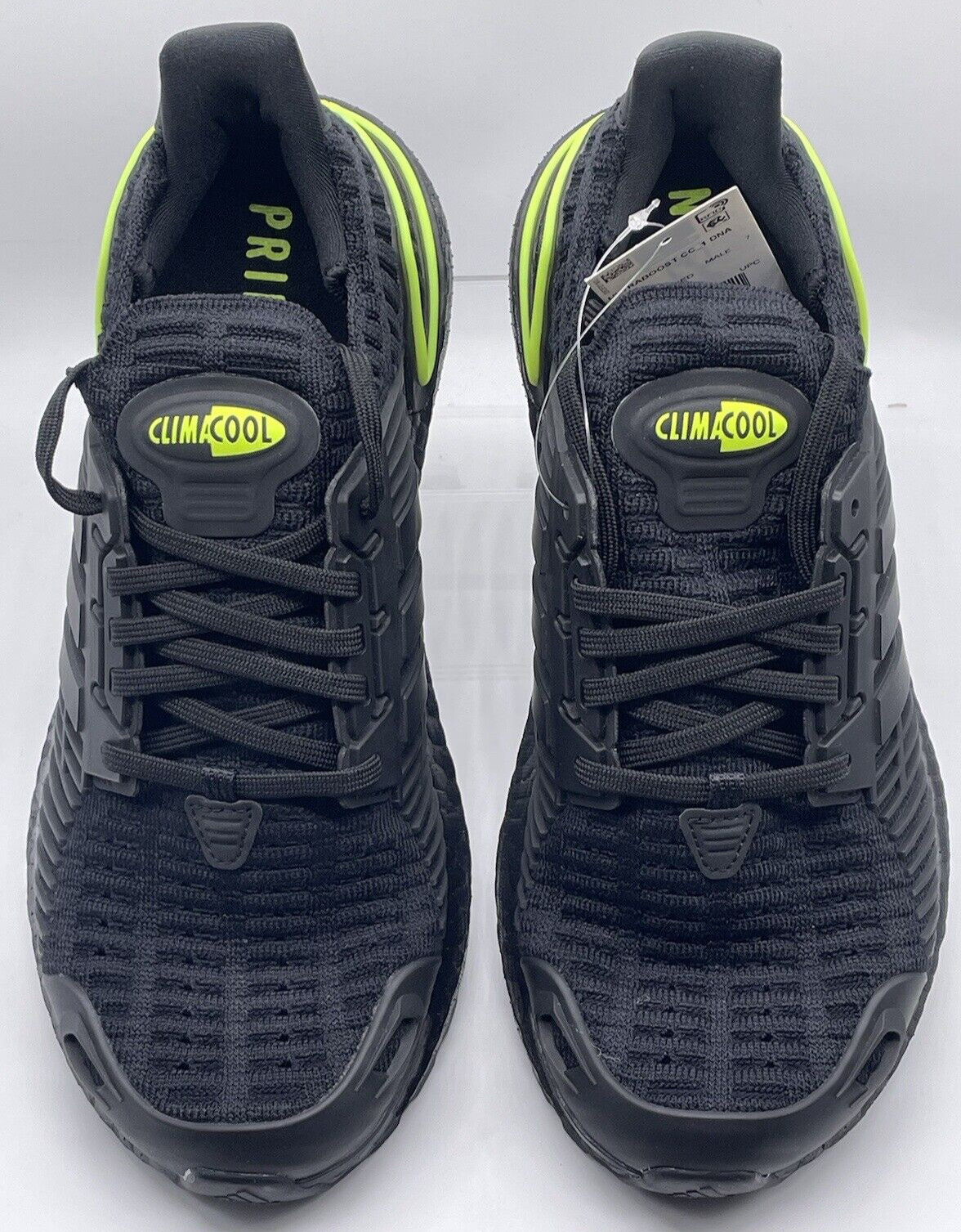 adidas Mens UltraBoost CC_1 DNA Black Solar Yellow Climacool GX7812 Size 7.5