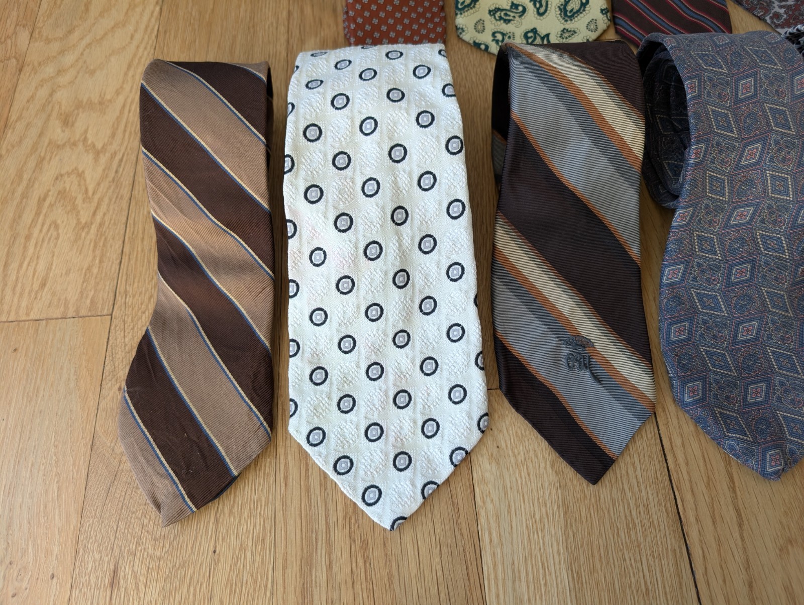 Vtg Jack Henry Country Club Plaza Kansas City Mens Tie Lot Of 11 Geometric Silk