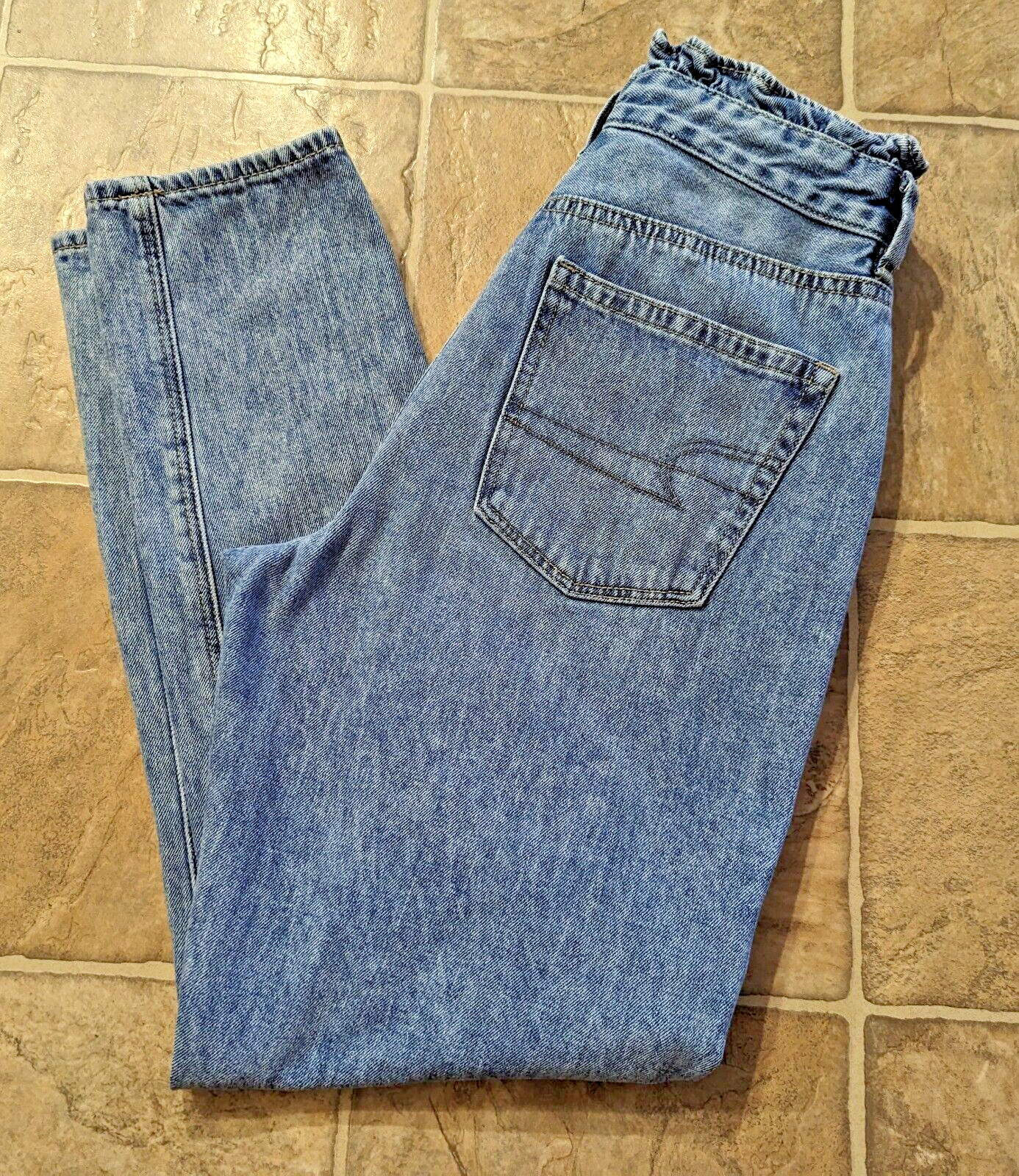 American Eagle sz 2 Mom Jeans cotton polyester blend blue 1998