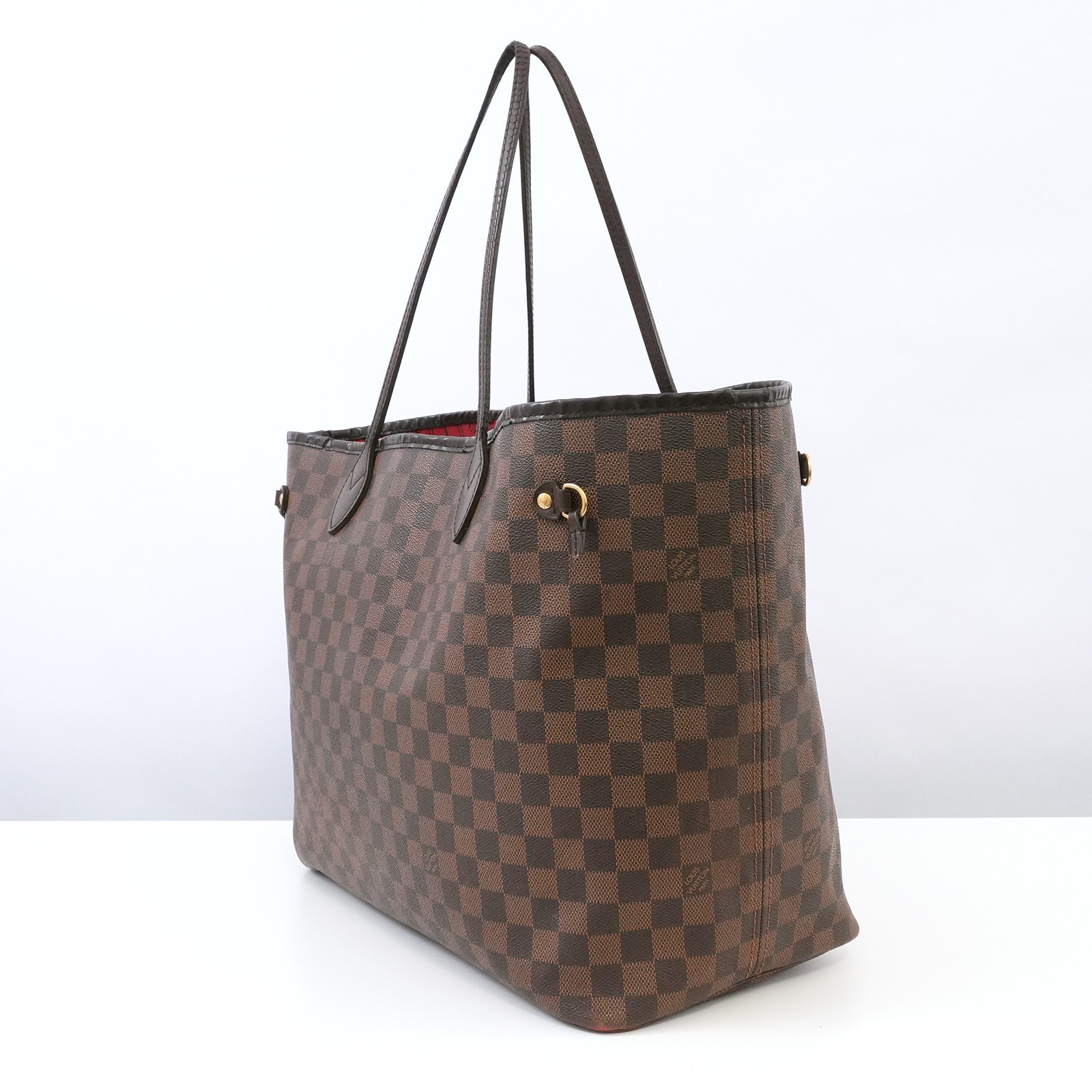LOUIS VUITTON LV Damier Ebene Neverfull GM N51106 Tote Bag TJ0162 Auth #56818A