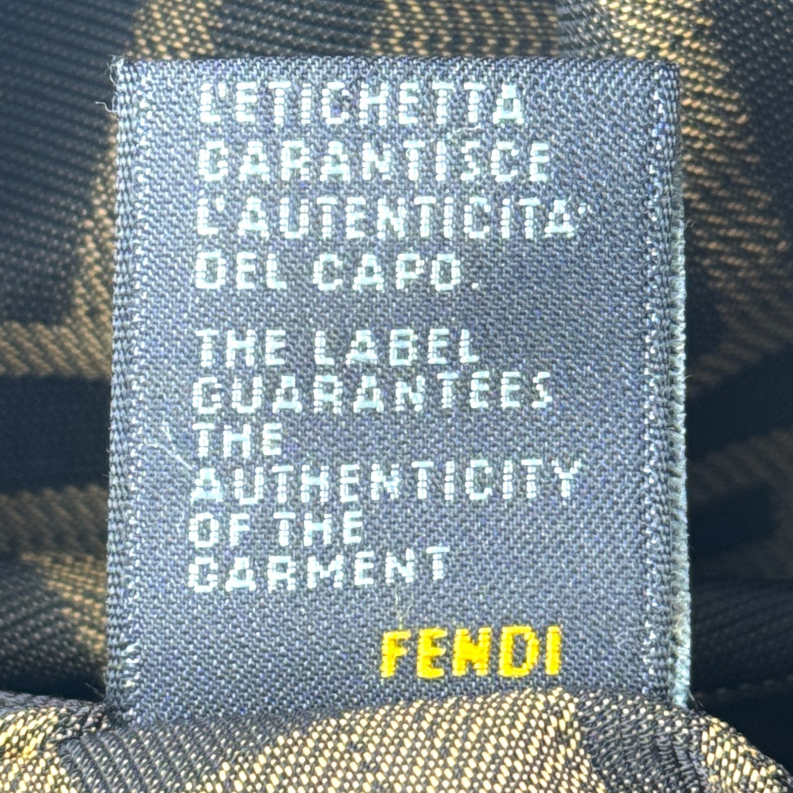 FENDI Spy Bag Zucca Authentic