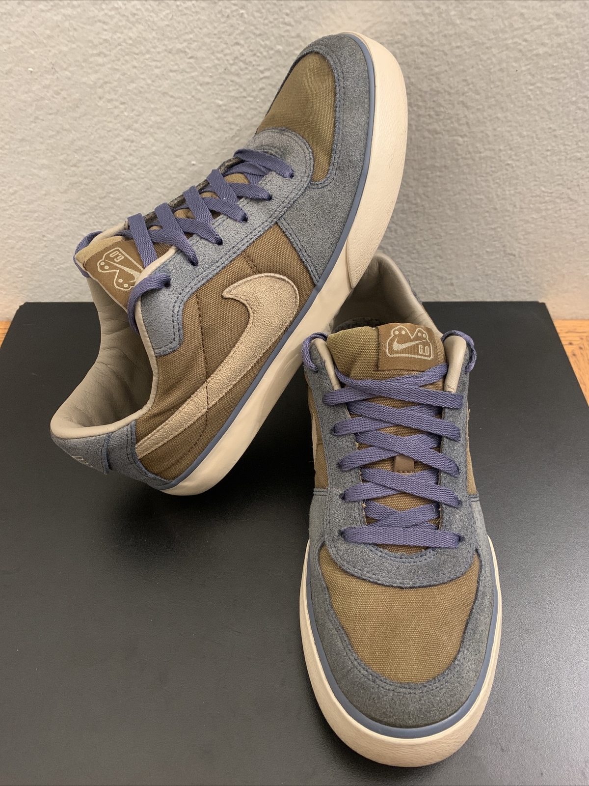 Nike 6.0 SB 313067-221 Suede Canvas 2006 Men’s Sz 9.5