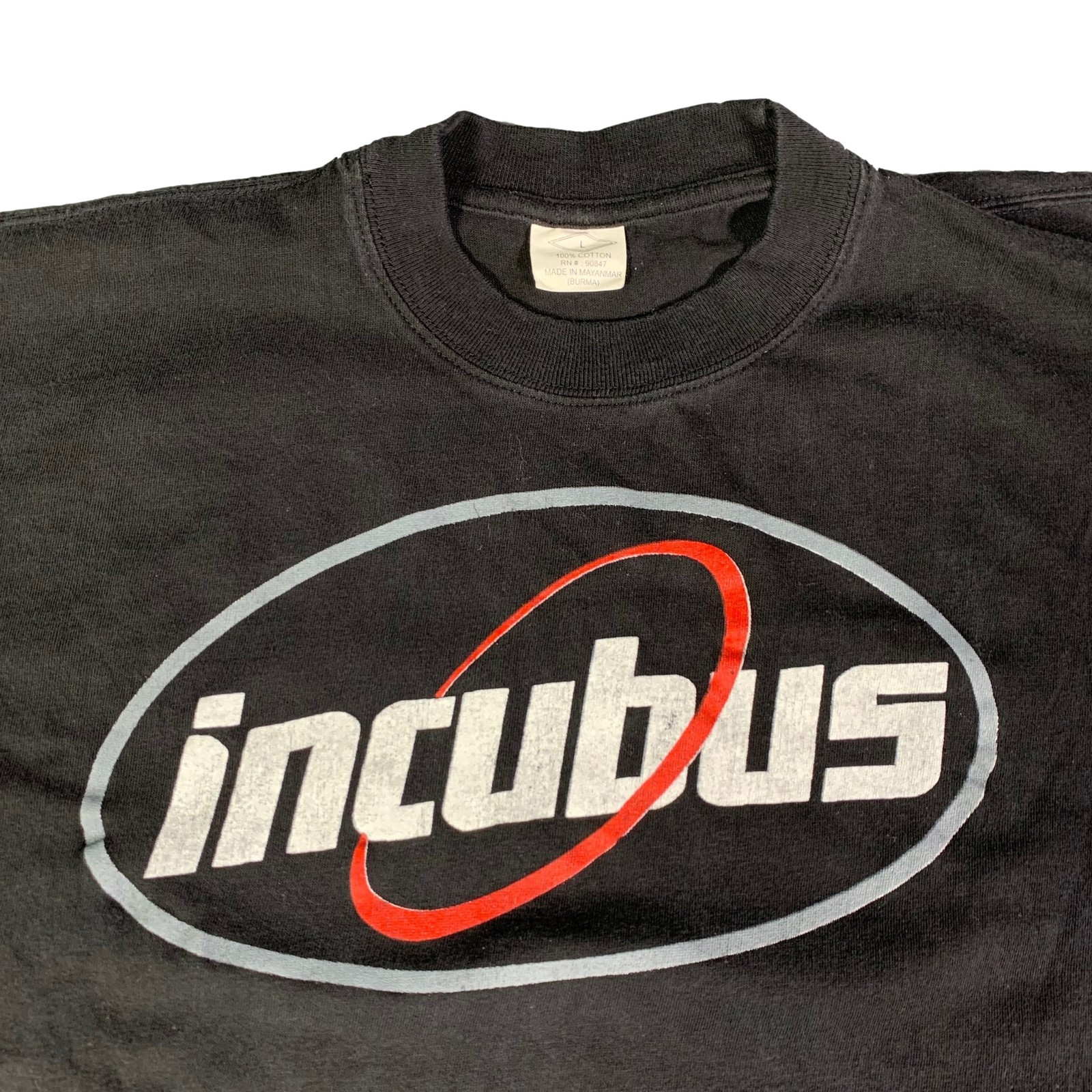 Rare Incubus Shirt, Incubus Logo T-shirt Black tee Incubus Rock band NH27735