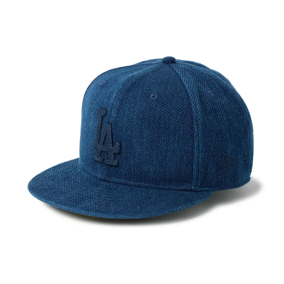 NEW ERA 59FIFTY Los Angeles Dodgers Bushu Sho-Aizome Washed Indigo Blue 7 1/2