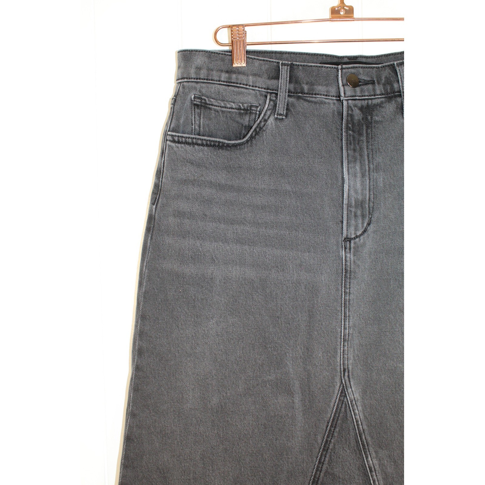 Joe’s Jeans The Tulie Skirt With Grace Denim Midi Vintage Stretch Size 30