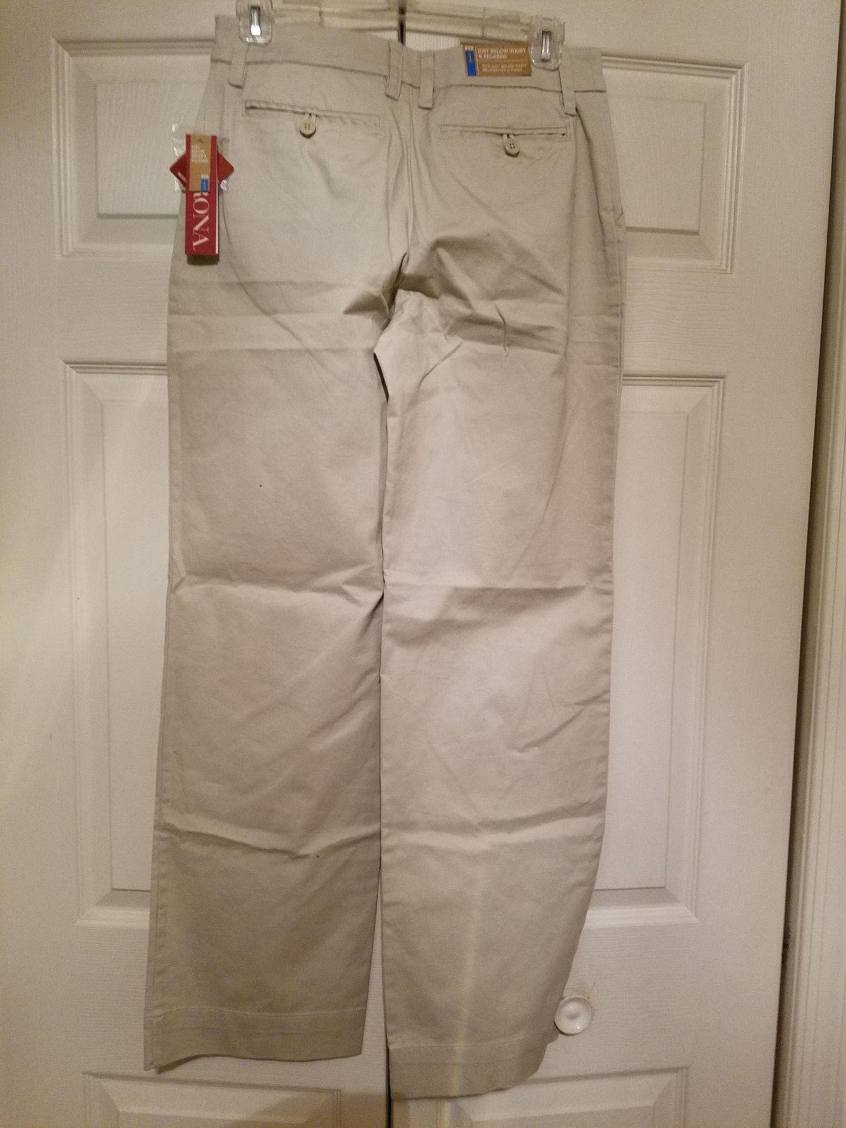 Merona Oyster The Ultimate Khaki Nanotex Fabric Relaxed Size 2 Pants (New)