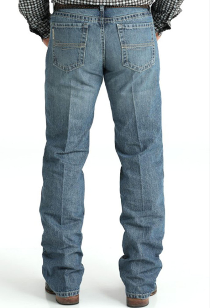 Cinch Men’s Grant Medium Stonewash Relaxed Boot Cut Jeans – MB32237001