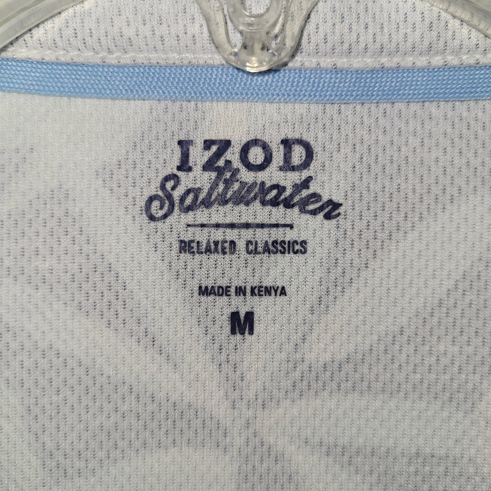 IZOD Saltwater Relaxed Classics Shirt M Tropical Floral Print Short Sleeve Polo