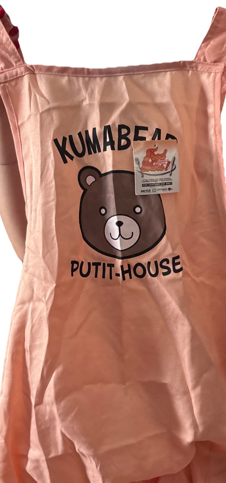Loot Crate Exclusive – Food Wars KUMABEAR PUTIT-HOUSE Apron – Brand New