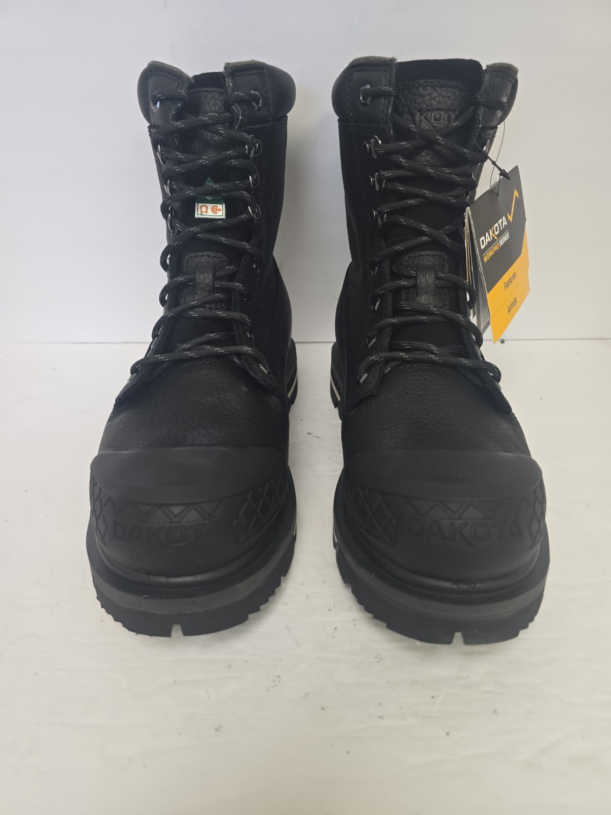 Dakota Men’s 529 HD3 8″ Steel Toe Injected Welt Boots Black/Black Size 10.5M