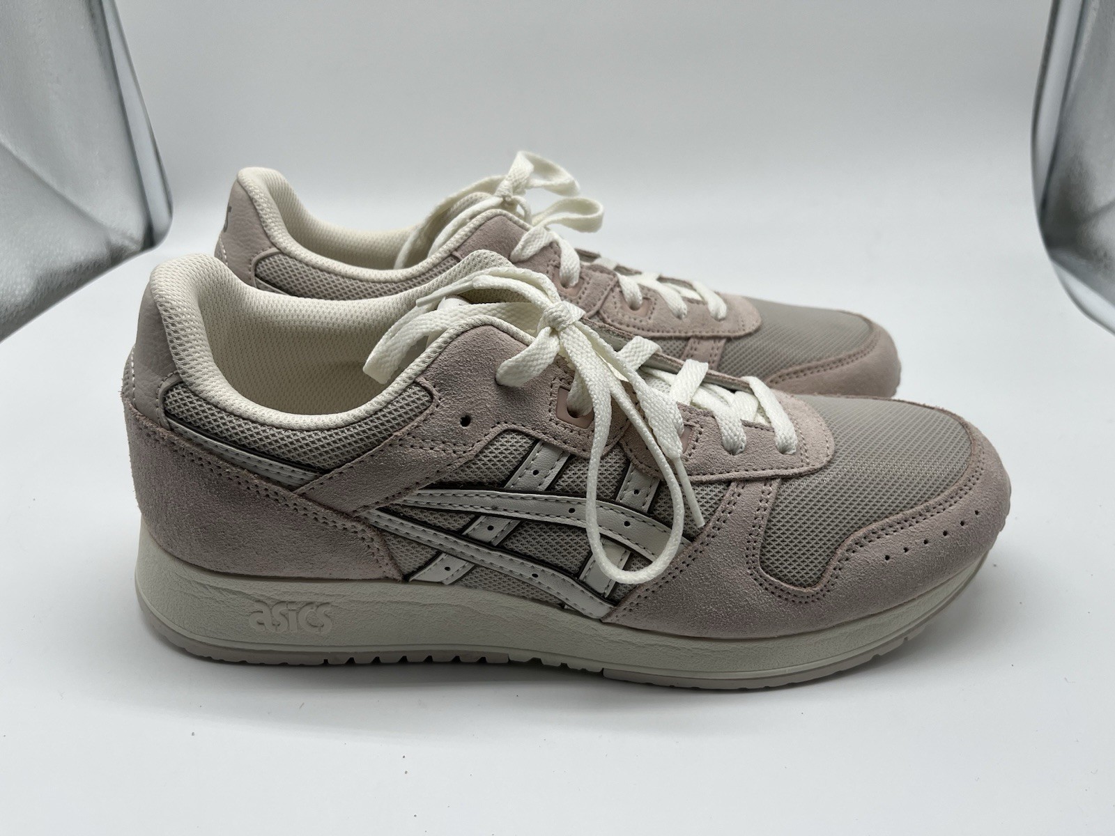 ASICS Lyte Classic Women’s Shoe Mineral Beige/Cream Ortholite Comfort Size 10