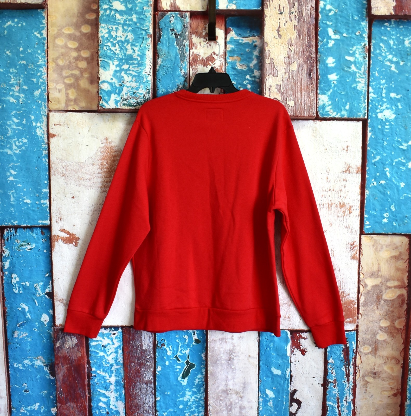 Unisex Old Navy Gender Neutral Graphic Sweatshirt Long Sleeve LARGE Red NEW