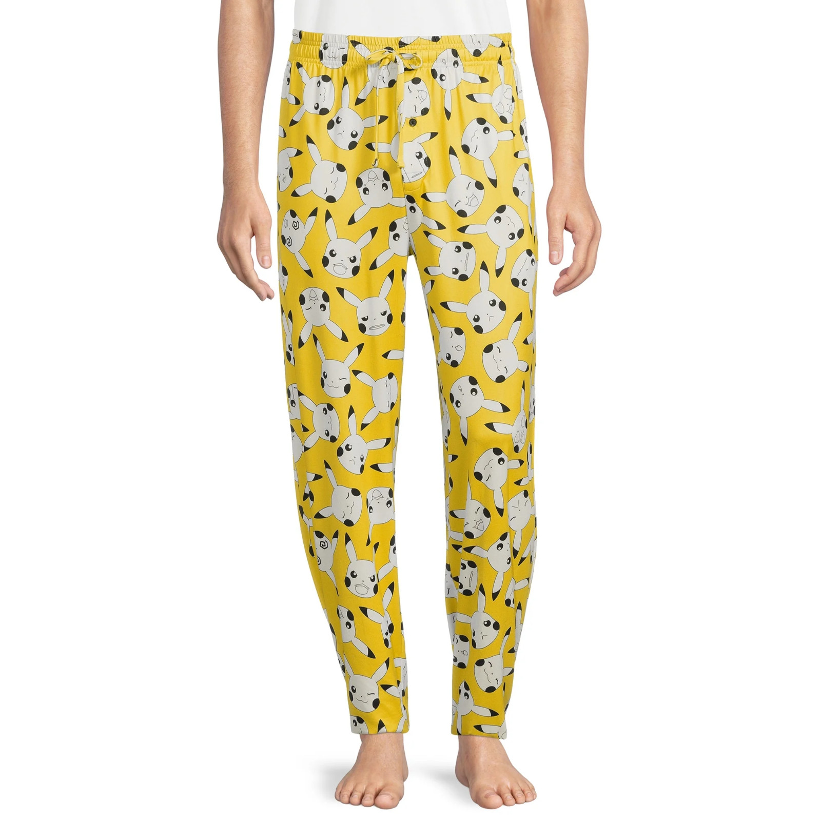 Pokemon Pikachu Pajama Pants Men’s Size 2XL (44-46) PJ Bottoms Elasticized Waist