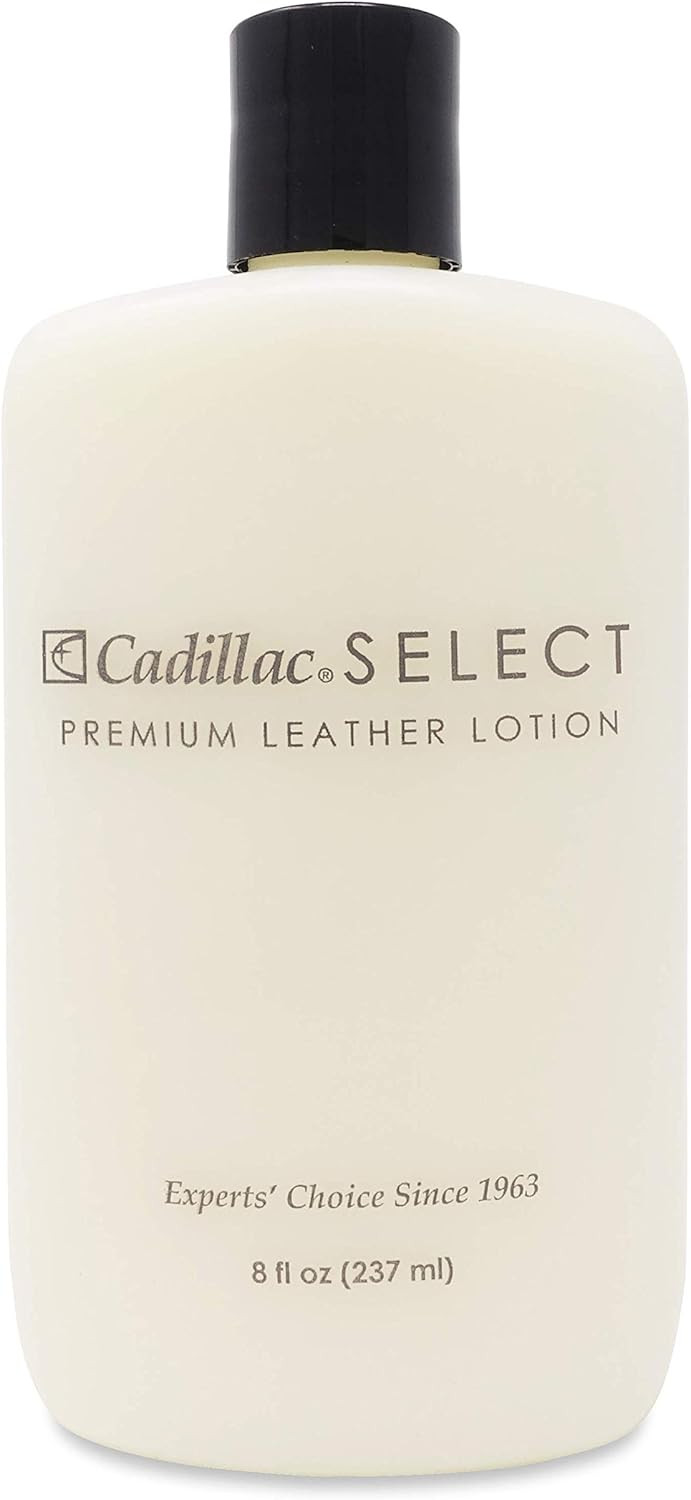 Cadillac Select Leather Lotion 8 Oz Premium Multi-use Leather Care Kit