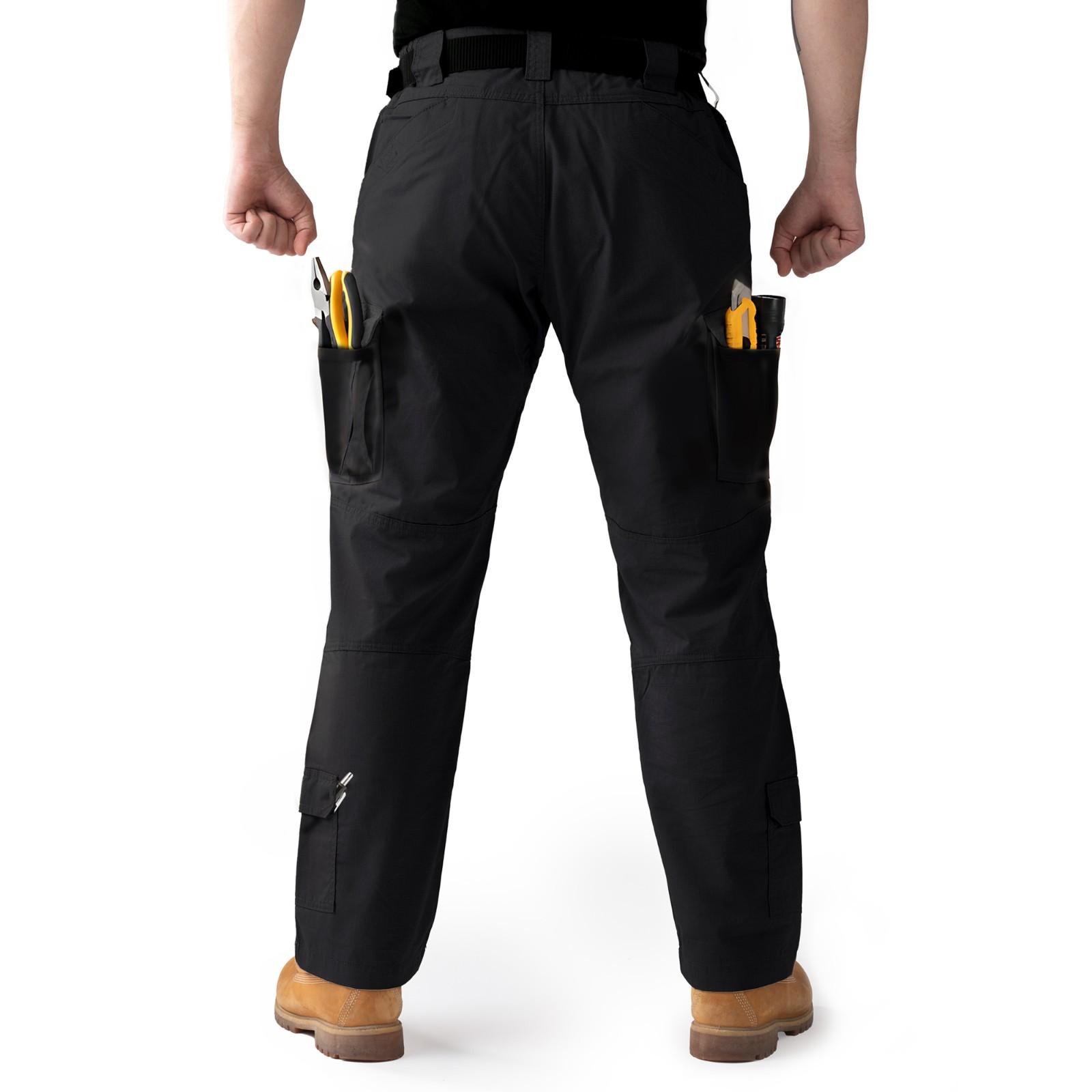 Tactical Cargo Pants for Men Tough Ripstop, Water-Resistant EDC Pants 9-Pocket